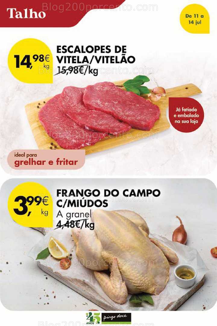 Antevisão Folheto PINGO DOCE Promoções Fim de Semana - 11 a 14 julho all