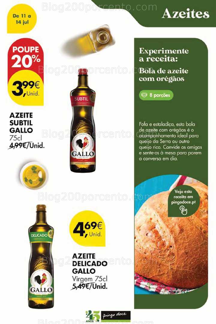 Antevisão Folheto PINGO DOCE Promoções Fim de Semana - 11 a 14 julho all