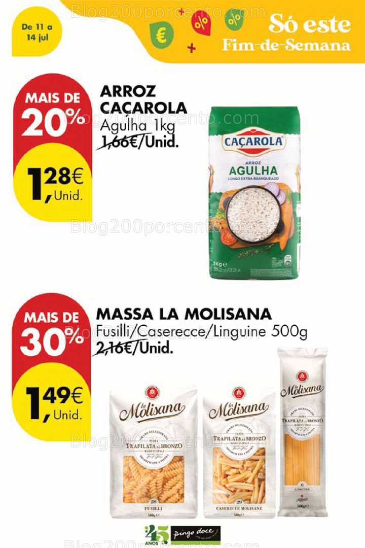 Antevisão Folheto PINGO DOCE Promoções Fim de Semana - 11 a 14 julho all