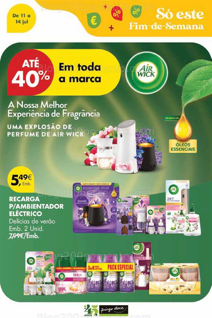 Antevisão Folheto PINGO DOCE Promoções Fim de Semana - 11 a 14 julho all