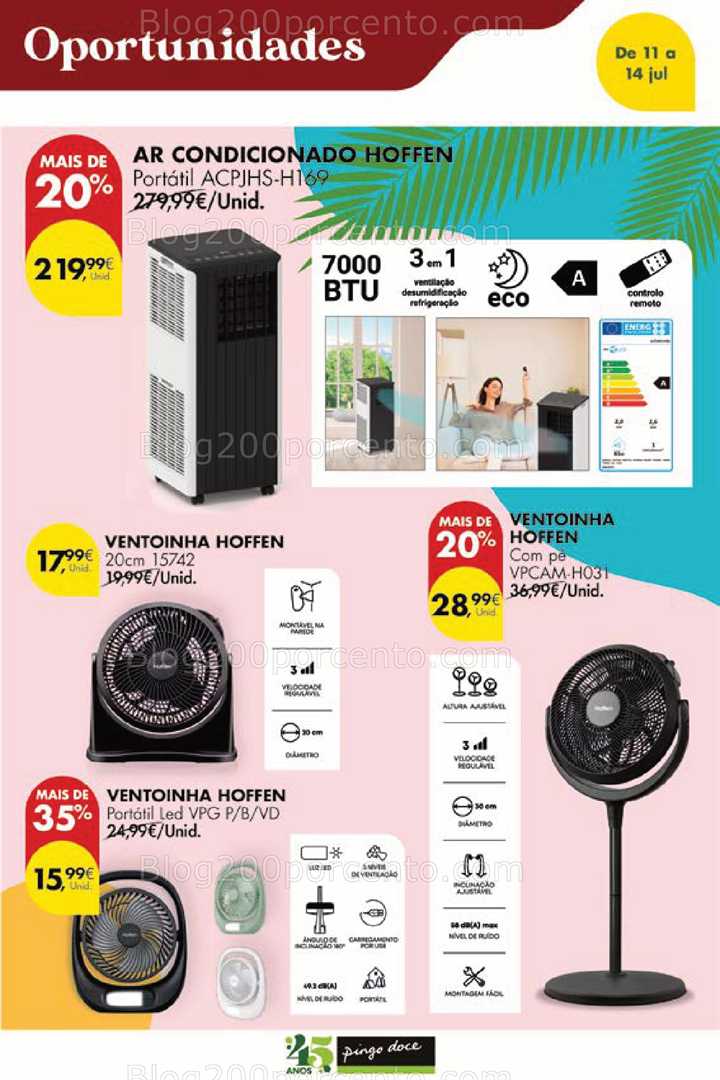 Antevisão Folheto PINGO DOCE Promoções Fim de Semana - 11 a 14 julho bazar