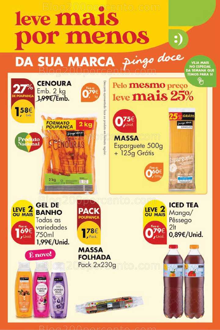 Antevisão Folheto PINGO DOCE Promoções Fim de Semana - 11 a 14 julho all