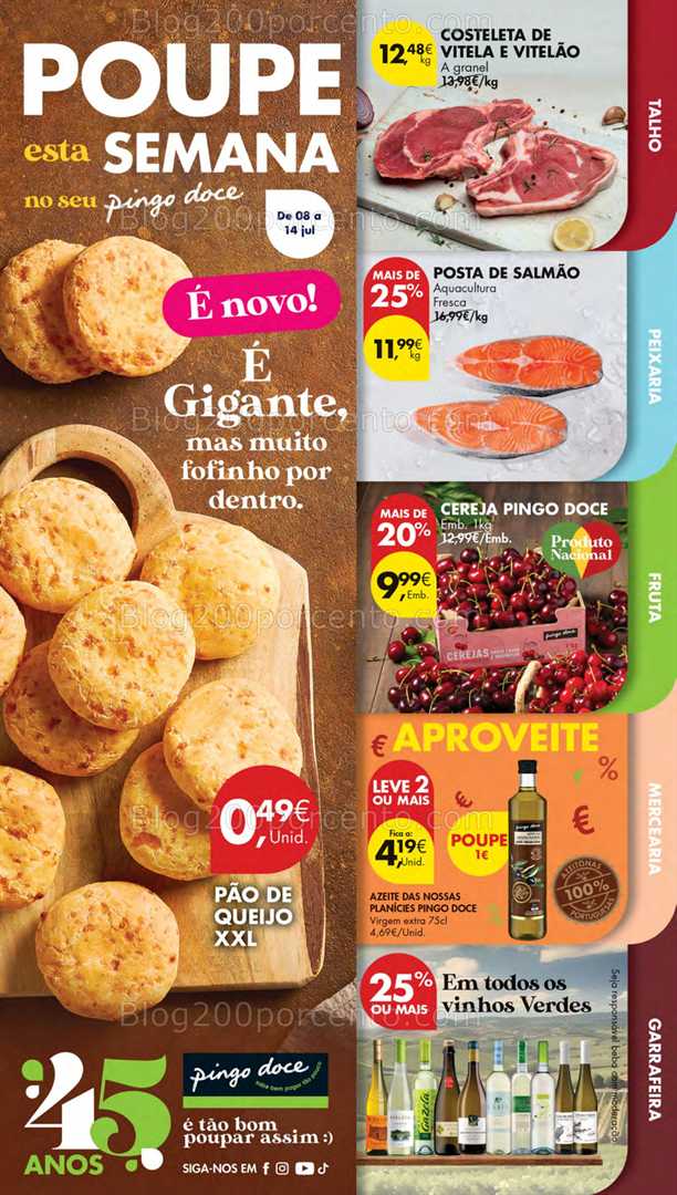 Antevisão Folheto PINGO DOCE Lojas Pequenas Promoções de 8 a 14 julho all