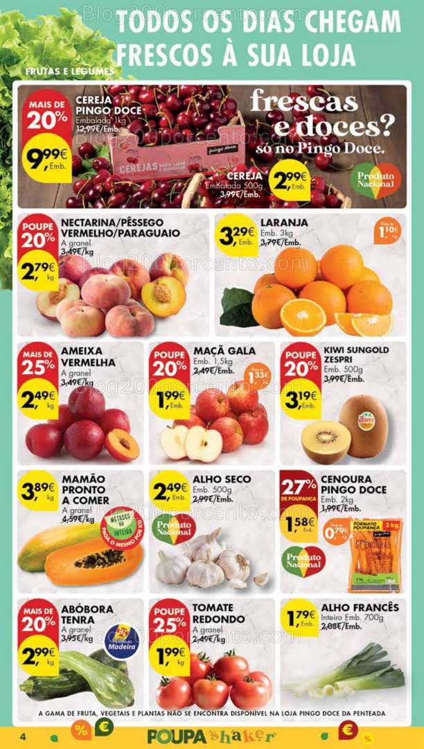 Antevisão Folheto PINGO DOCE Madeira Promoções de 8 a 14 julho all