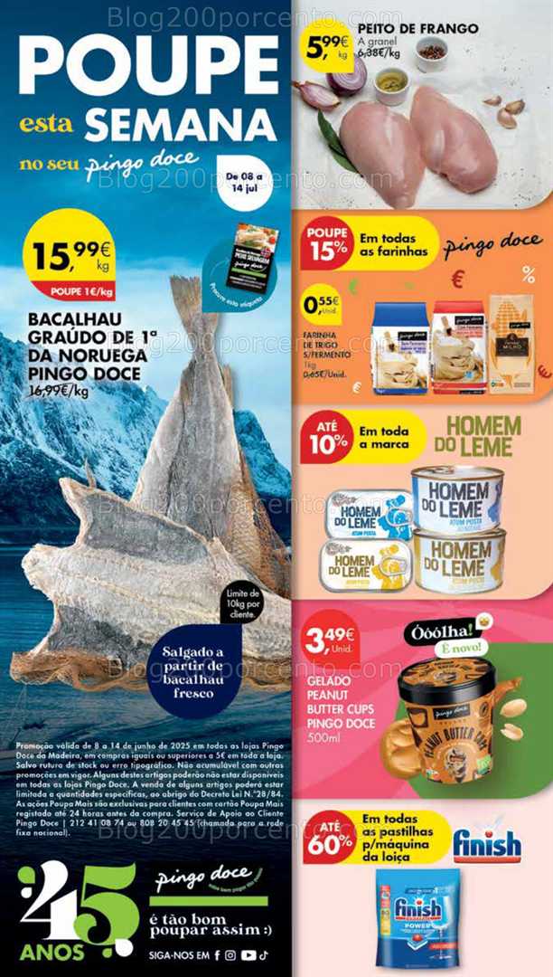 Antevisão Folheto PINGO DOCE Madeira Promoções de 8 a 14 julho all