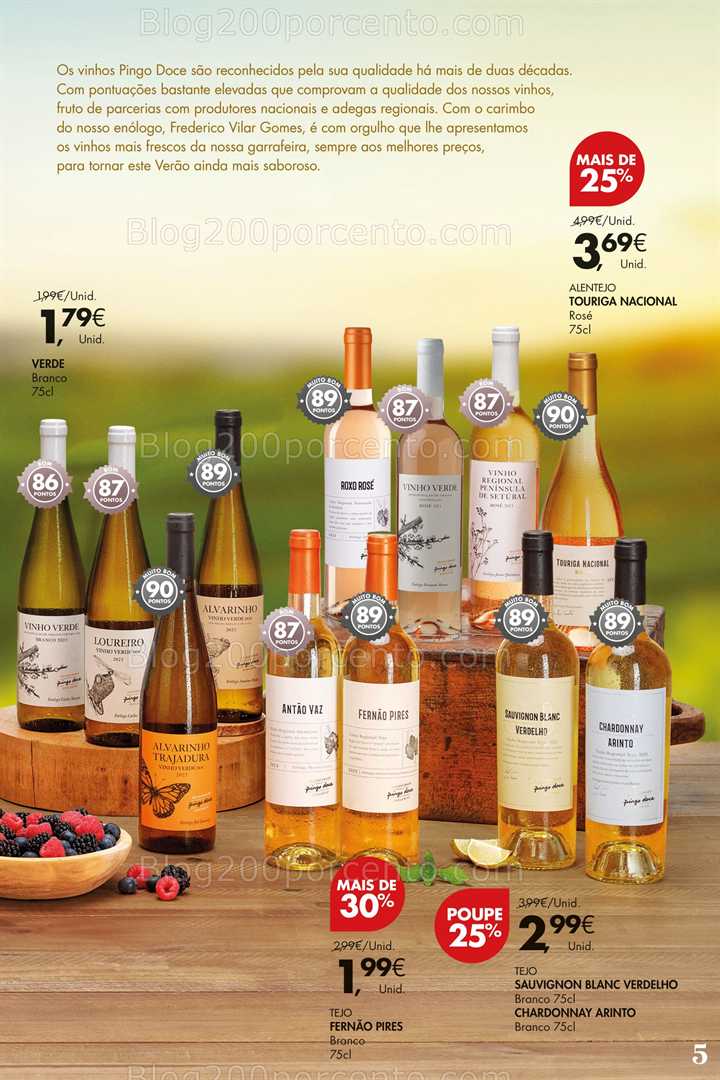 Antevisão Folheto PINGO DOCE Vinhos - 15 julho a 4 agosto