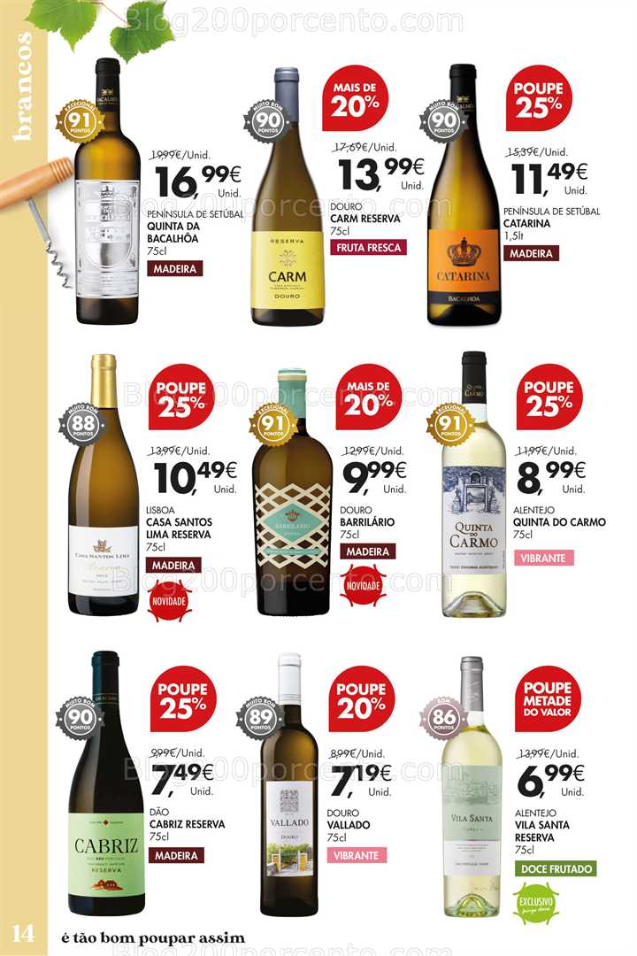 Antevisão Folheto PINGO DOCE Vinhos - 15 julho a 4 agosto