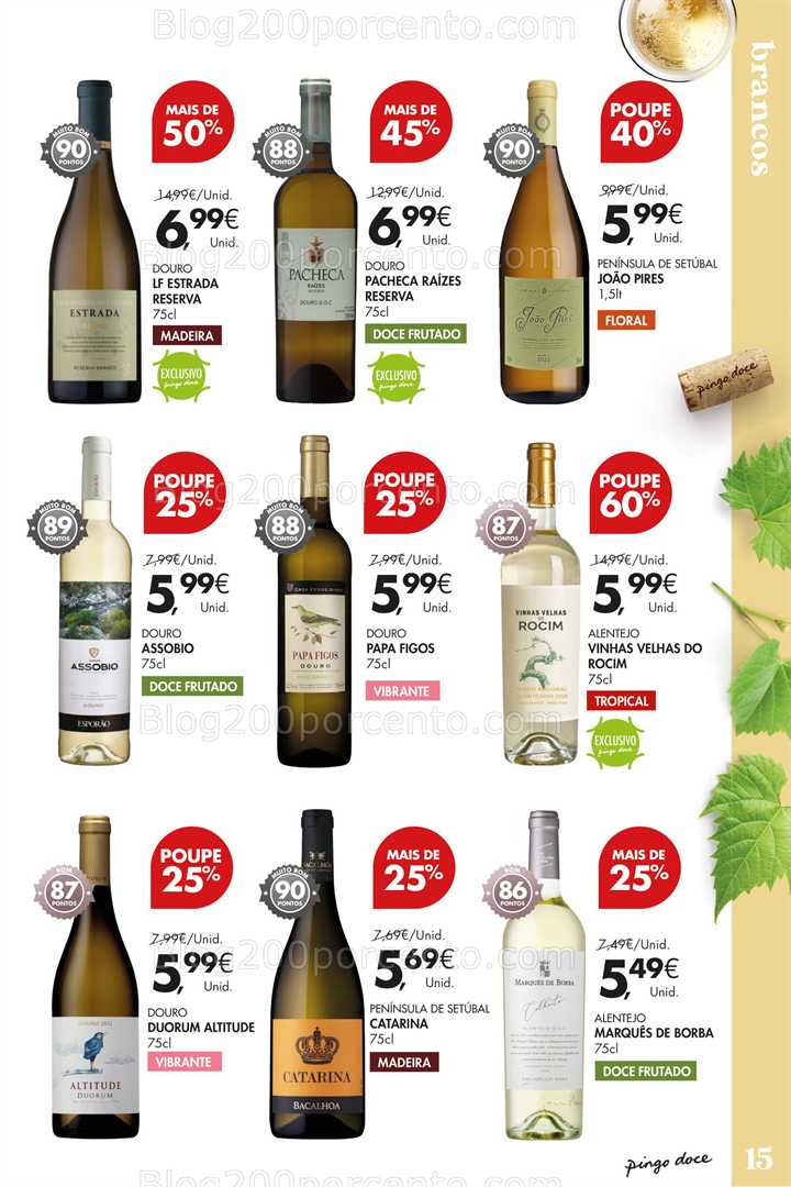 Antevisão Folheto PINGO DOCE Vinhos - 15 julho a 4 agosto