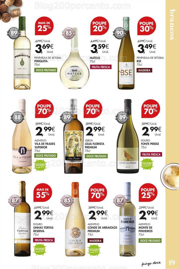 Antevisão Folheto PINGO DOCE Vinhos - 15 julho a 4 agosto