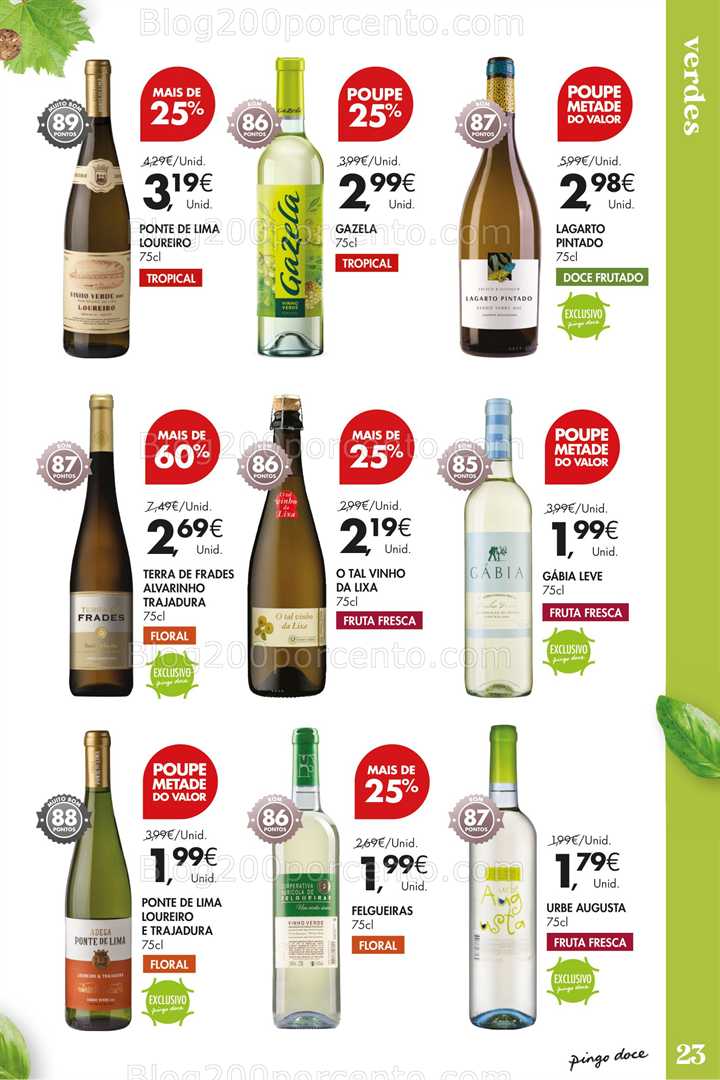 Antevisão Folheto PINGO DOCE Vinhos - 15 julho a 4 agosto
