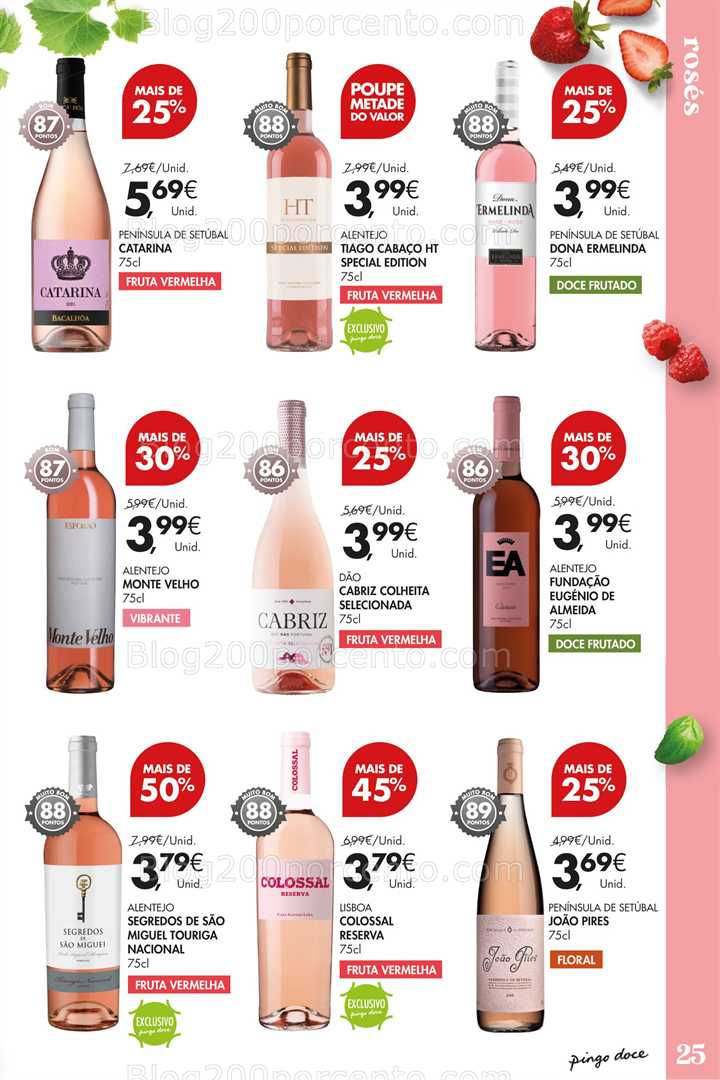 Antevisão Folheto PINGO DOCE Vinhos - 15 julho a 4 agosto