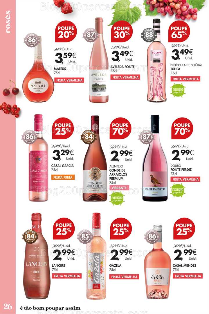 Antevisão Folheto PINGO DOCE Vinhos - 15 julho a 4 agosto