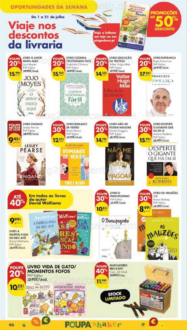 Antevisão Folheto PINGO DOCE Lojas Grandes Promoções de 15 a 21 julho all