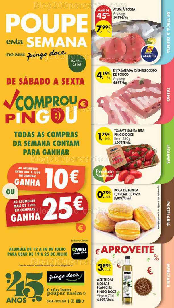 Antevisão Folheto PINGO DOCE Madeira Promoções de 15 a 21 julho all