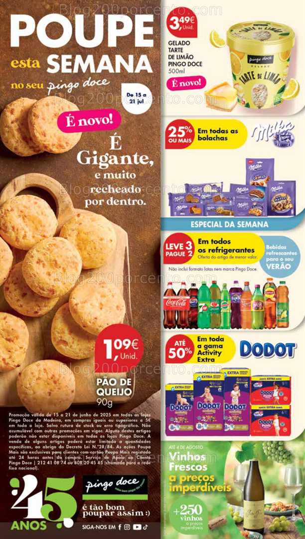 Antevisão Folheto PINGO DOCE Madeira Promoções de 15 a 21 julho all