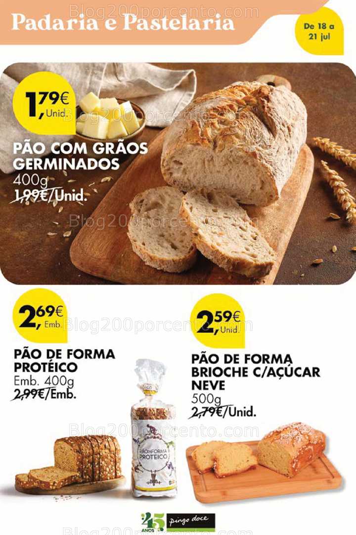Antevisão Folheto PINGO DOCE Promoções Fim de Semana - 18 a 21 julho all