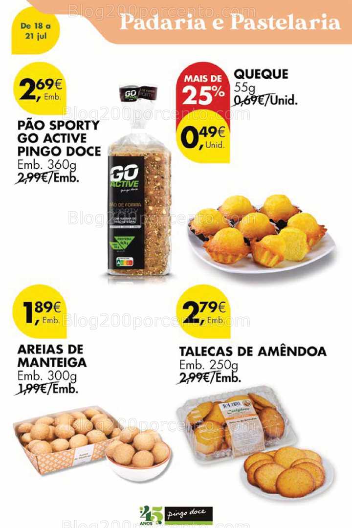 Antevisão Folheto PINGO DOCE Promoções Fim de Semana - 18 a 21 julho all