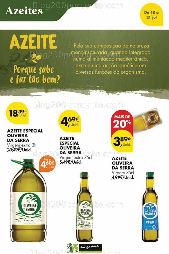 Antevisão Folheto PINGO DOCE Promoções Fim de Semana - 18 a 21 julho all