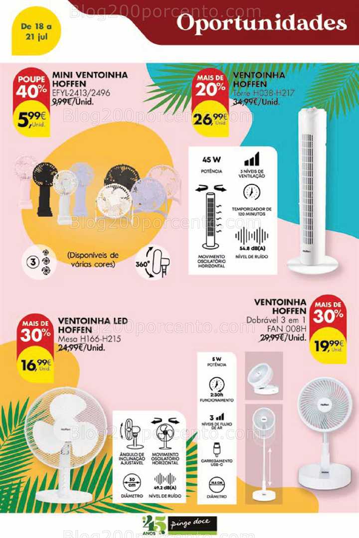 Antevisão Folheto PINGO DOCE Promoções Fim de Semana - 18 a 21 julho all