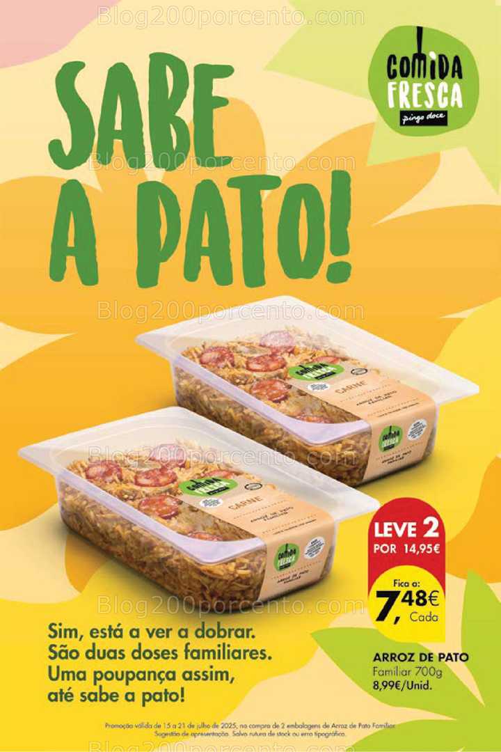 Antevisão Folheto PINGO DOCE Promoções Fim de Semana - 18 a 21 julho all