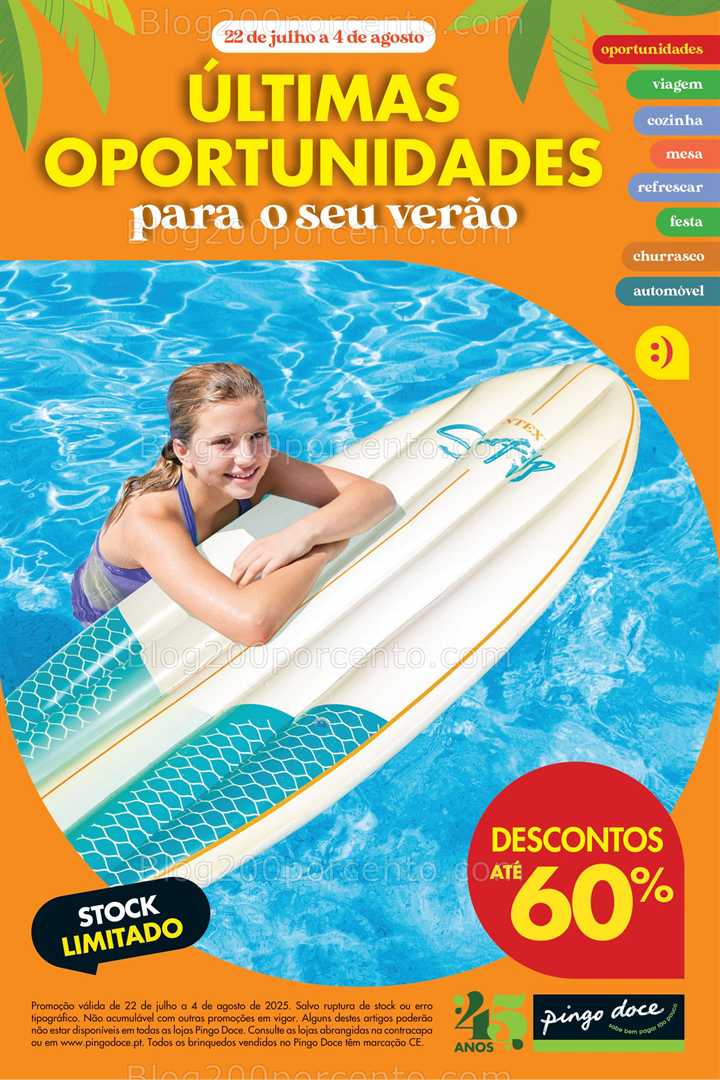 Antevisão Folheto PINGO DOCE Bazar Promoções de 22 julho a 4 agosto all