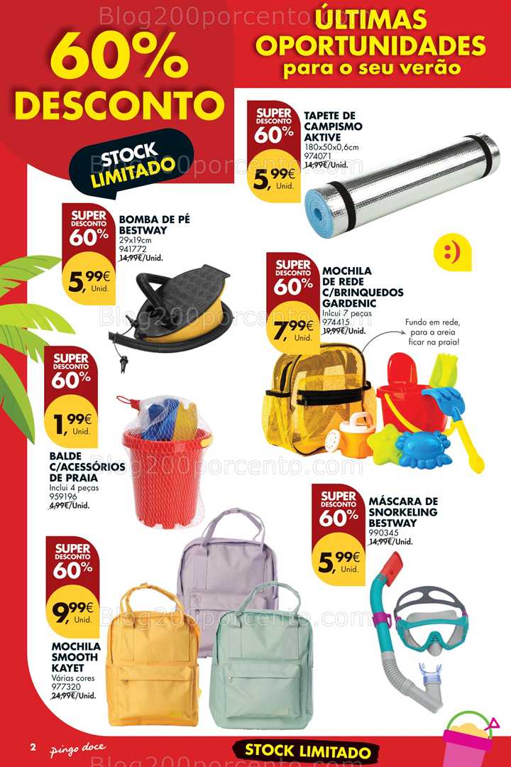 Antevisão Folheto PINGO DOCE Bazar Promoções de 22 julho a 4 agosto all
