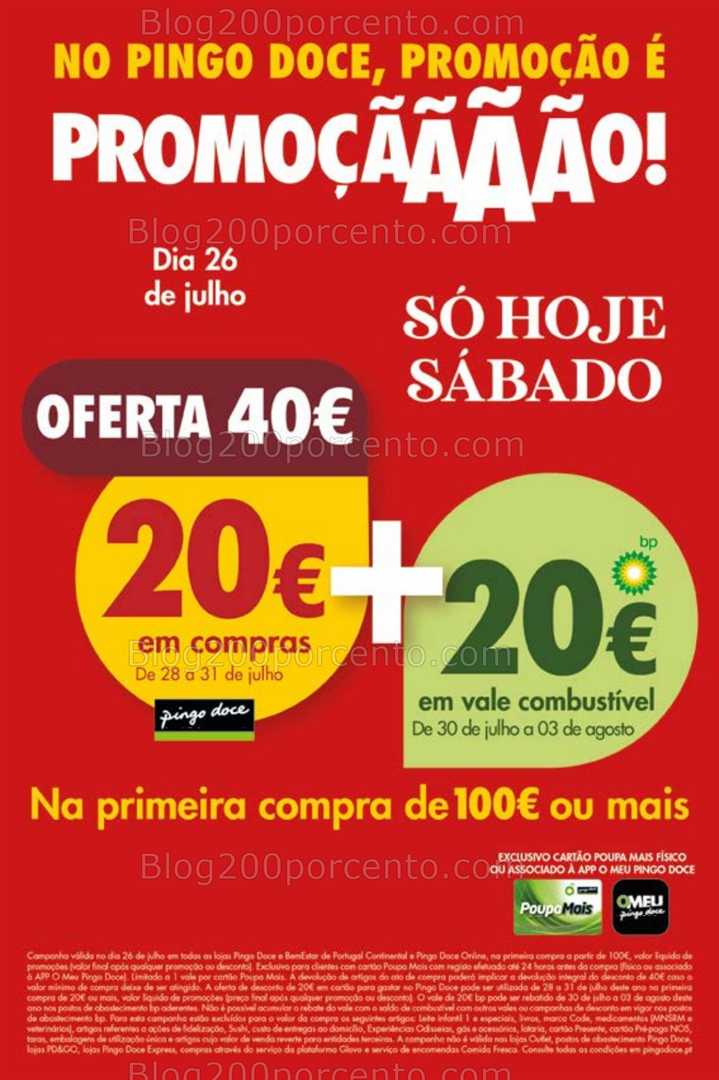 Antevisão Folheto PINGO DOCE Fim de semana - só 26 julho! all