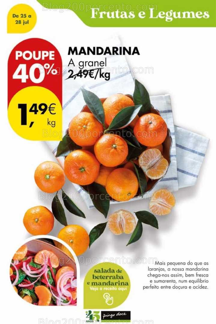 Antevisão Folheto PINGO DOCE Fim de semana - só 26 julho! all