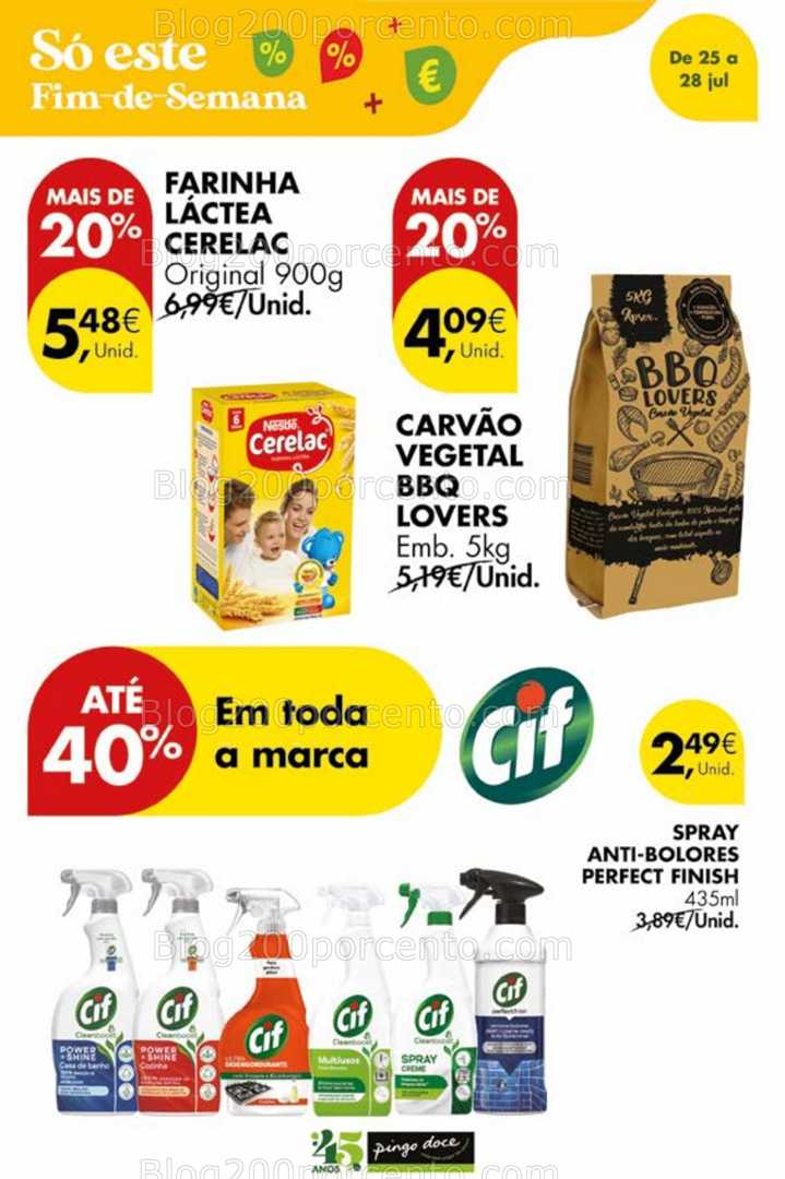 Antevisão Folheto PINGO DOCE Fim de semana - só 26 julho! all