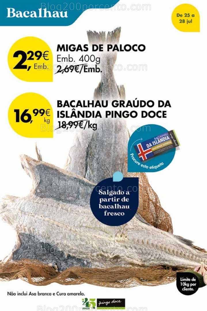 Antevisão Folheto PINGO DOCE Fim de semana - só 26 julho! all