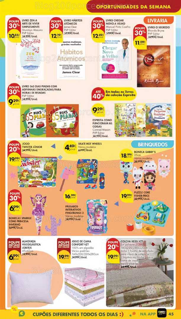 Antevisão Folheto PINGO DOCE Lojas Grandes Promoções 22 a 28 julho bazar