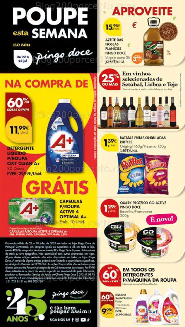 Antevisão Folheto PINGO DOCE Lojas Grandes Promoções 22 a 28 julho all
