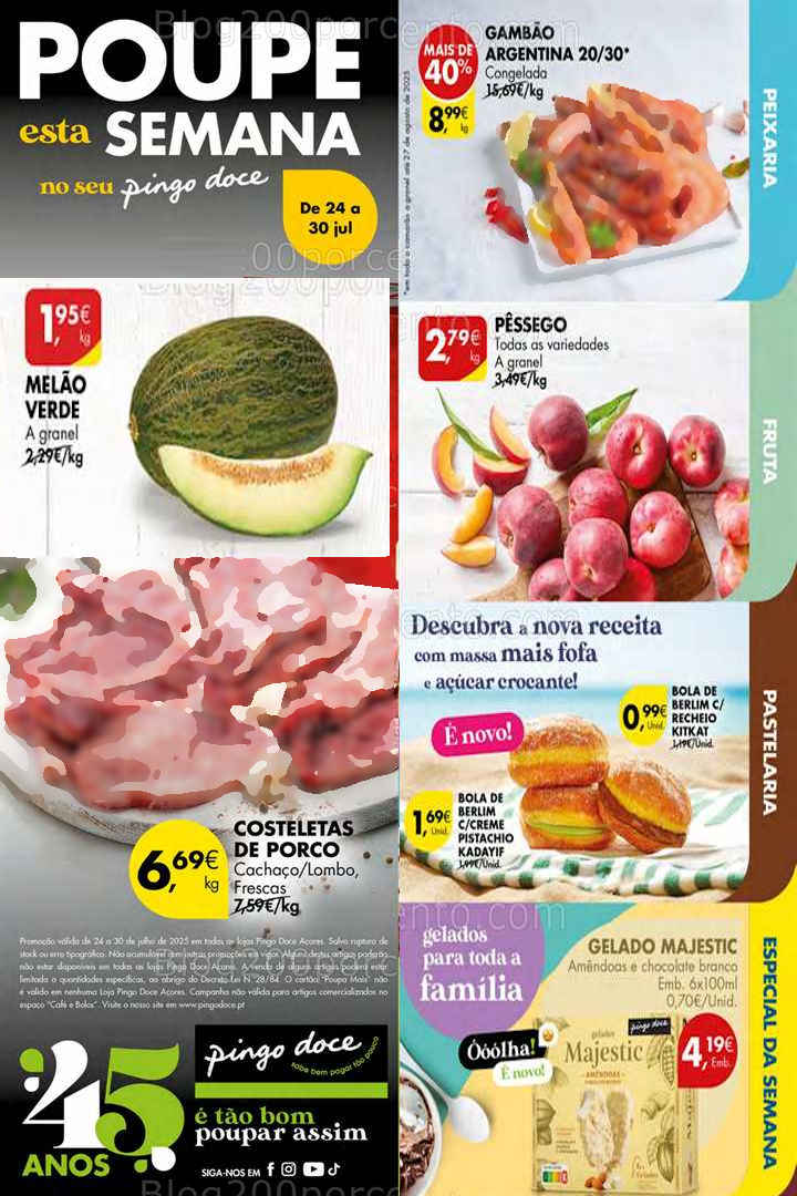 Antevisão Folheto PINGO DOCE Açores Promoções 24 a 30 julho all