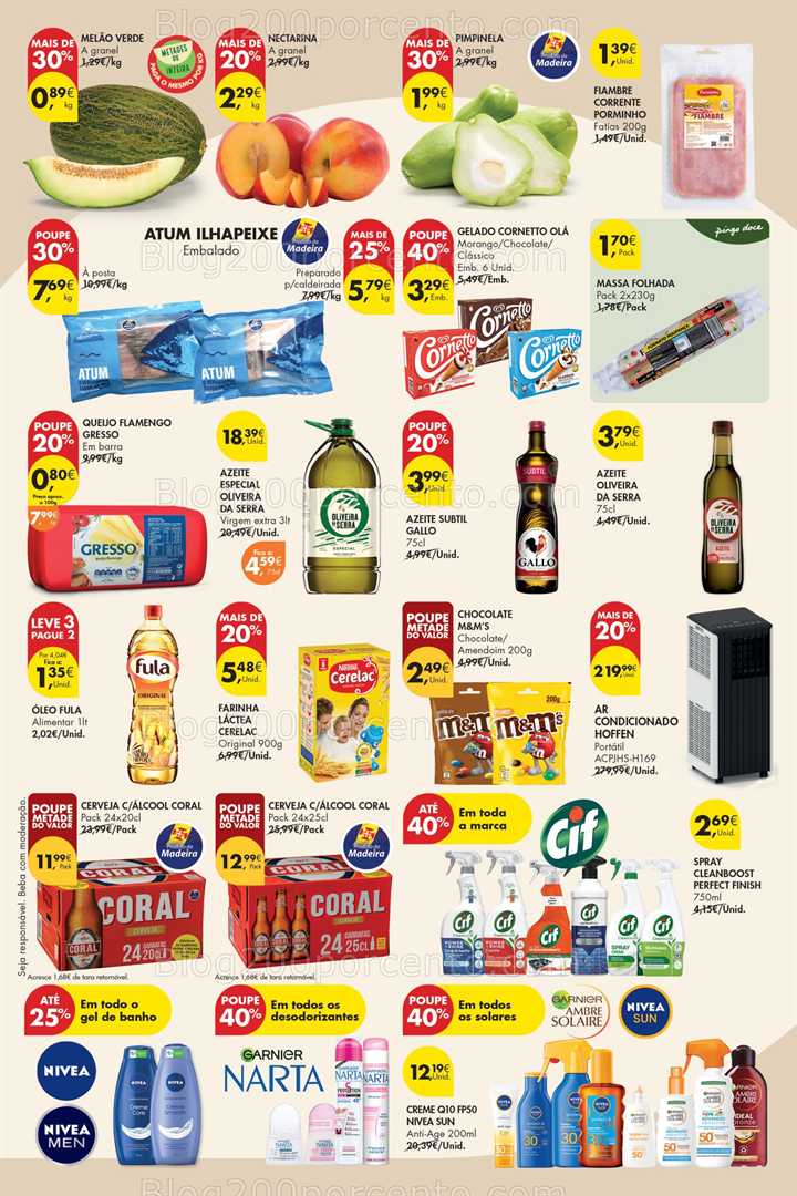 Antevisão Folheto PINGO DOCE Madeira Promoções Fim de Semana - 25 a 28 julho all