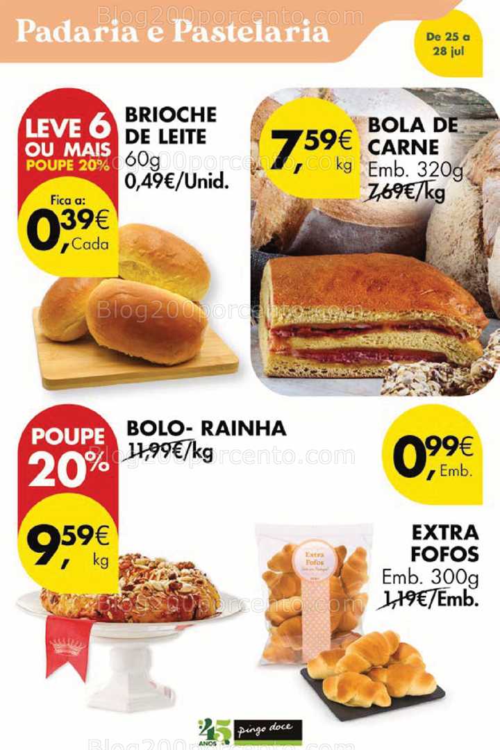 Antevisão Folheto PINGO DOCE Promoções Fim de Semana - 25 a 28 julho all