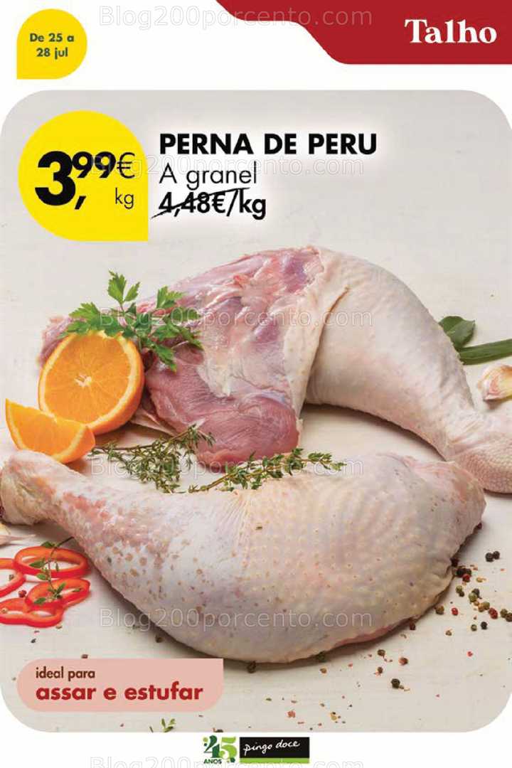 Antevisão Folheto PINGO DOCE Promoções Fim de Semana - 25 a 28 julho all
