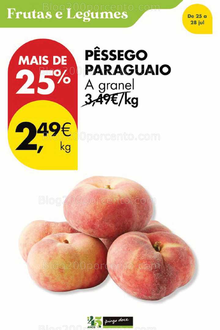 Antevisão Folheto PINGO DOCE Promoções Fim de Semana - 25 a 28 julho all