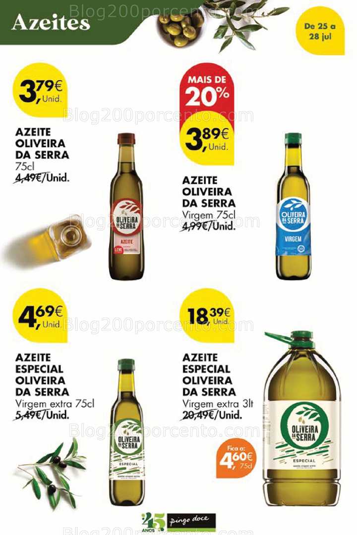Antevisão Folheto PINGO DOCE Promoções Fim de Semana - 25 a 28 julho all