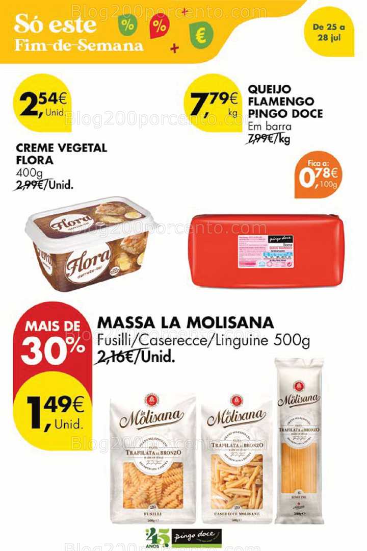 Antevisão Folheto PINGO DOCE Promoções Fim de Semana - 25 a 28 julho all