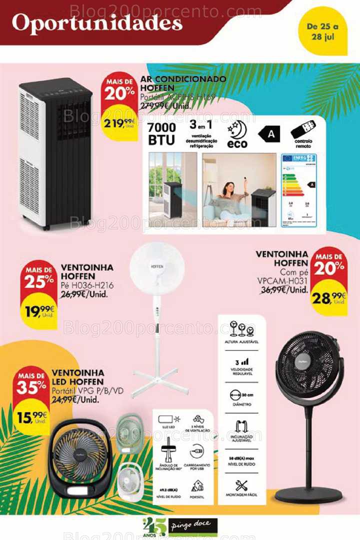 Antevisão Folheto PINGO DOCE Promoções Fim de Semana - 25 a 28 julho bazar