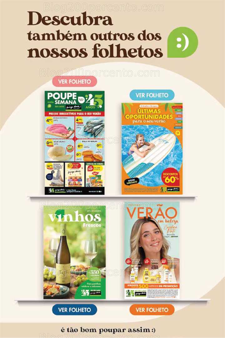 Antevisão Folheto PINGO DOCE Promoções Fim de Semana - 25 a 28 julho all