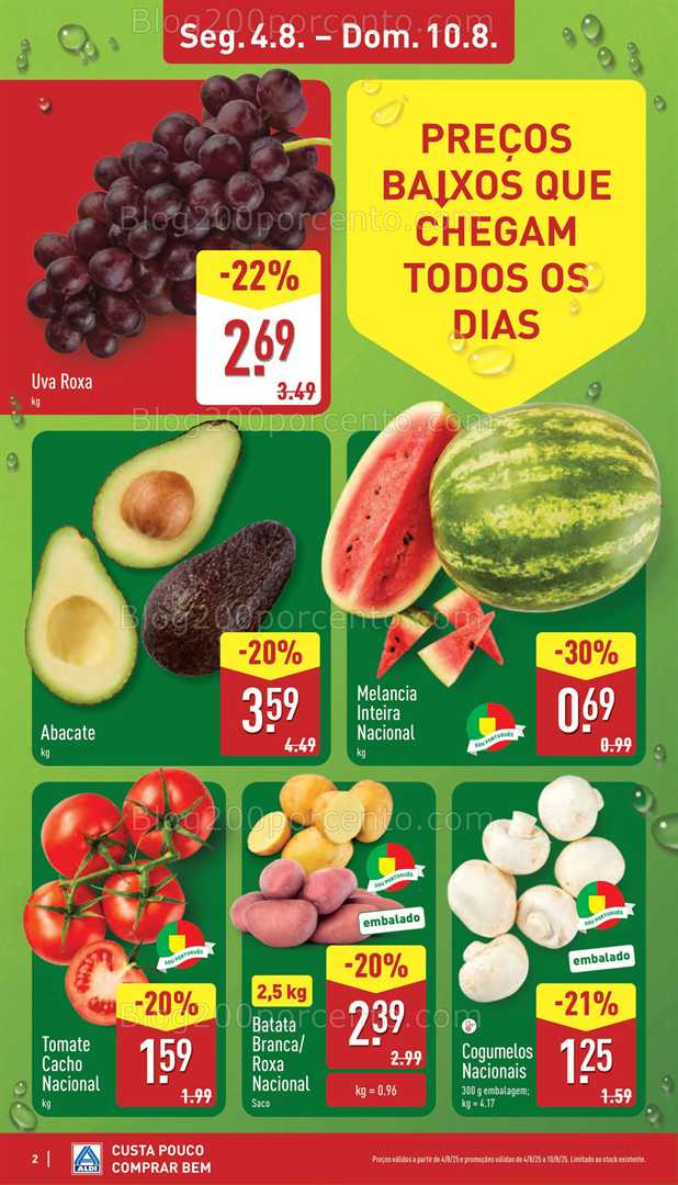 Antevisão Folheto ALDI Promoções de 4 a 10 agosto - Edição Digital all