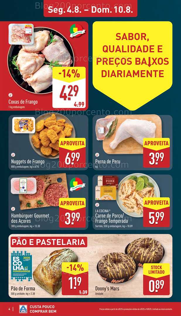Antevisão Folheto ALDI Promoções de 4 a 10 agosto - Edição Digital all