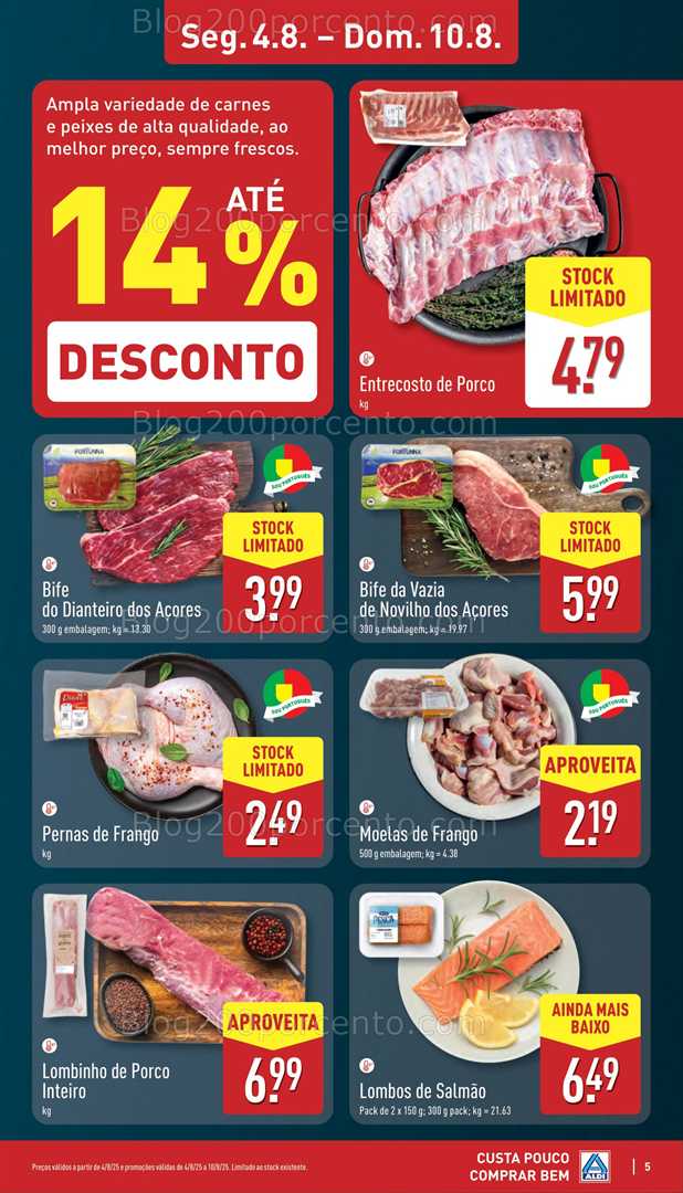 Antevisão Folheto ALDI Promoções de 4 a 10 agosto - Edição Digital all
