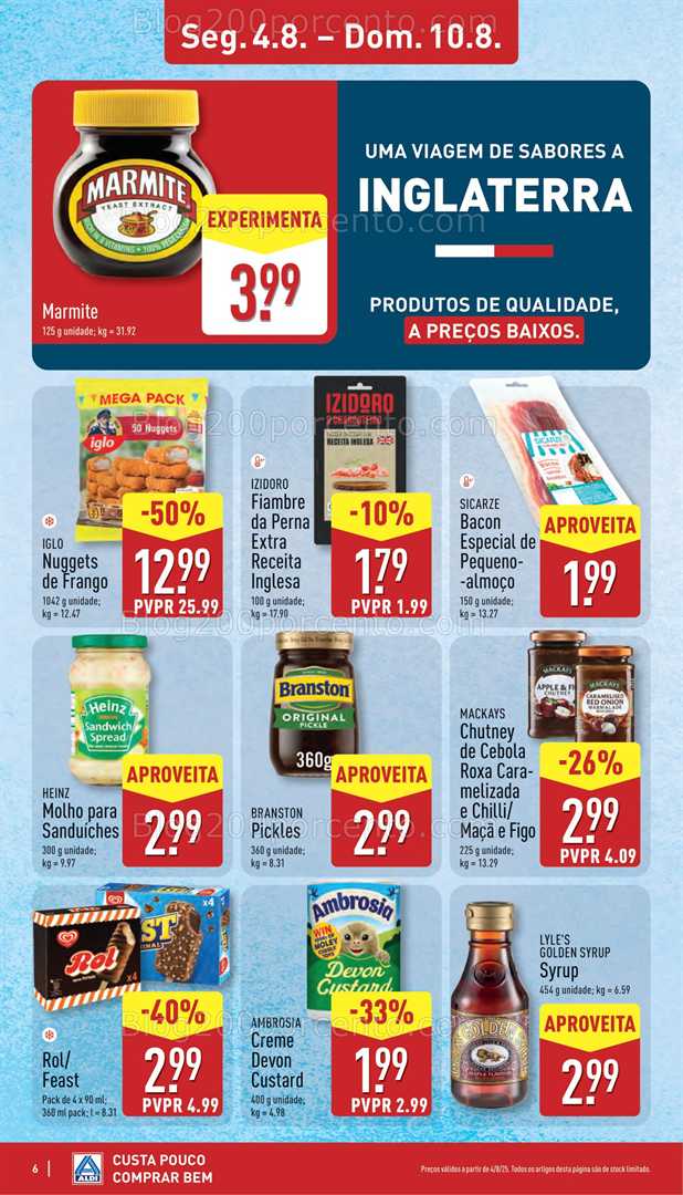 Antevisão Folheto ALDI Promoções de 4 a 10 agosto - Edição Digital all