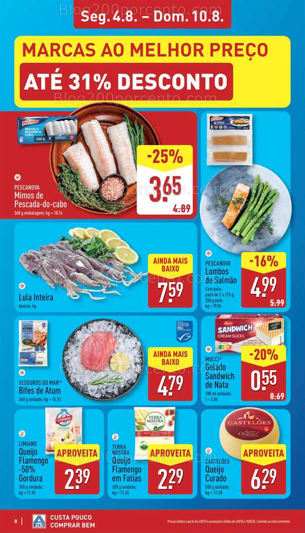 Antevisão Folheto ALDI Promoções de 4 a 10 agosto - Edição Digital all