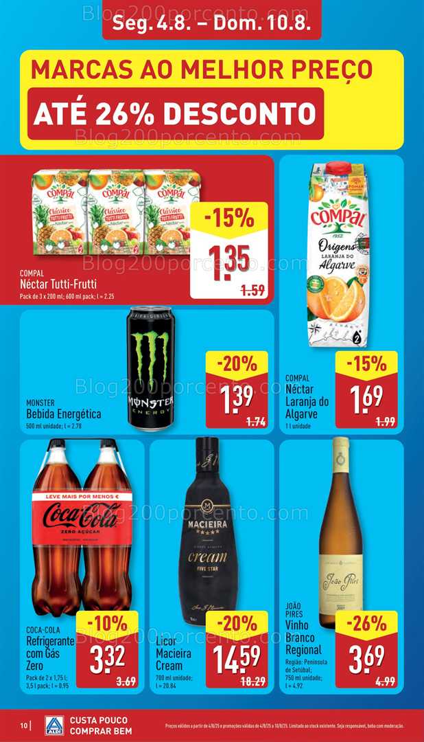 Antevisão Folheto ALDI Promoções de 4 a 10 agosto - Edição Digital all