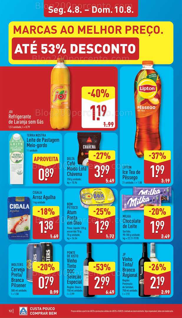 Antevisão Folheto ALDI Promoções de 4 a 10 agosto - Edição Digital all