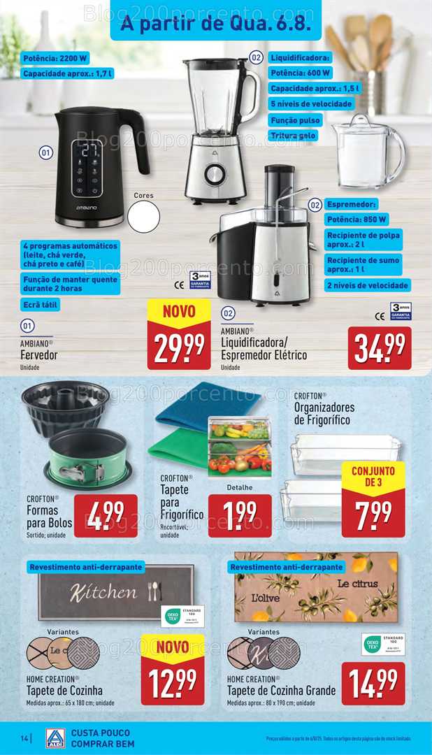 Antevisão Folheto ALDI Promoções de 4 a 10 agosto - Edição Digital all