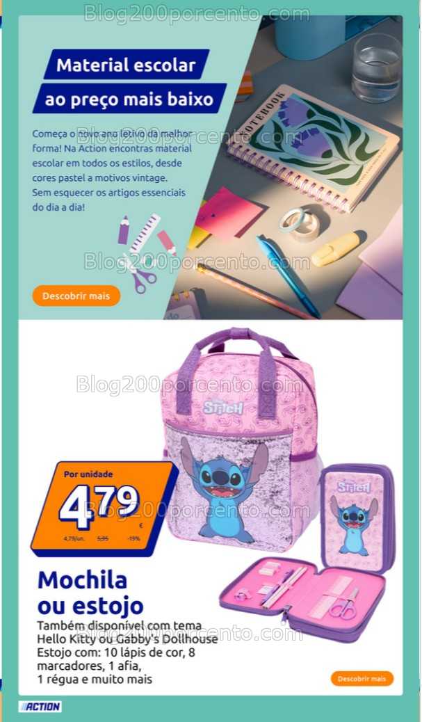 Antevisão Folheto ACTION Promoções de 16 a 22 julho